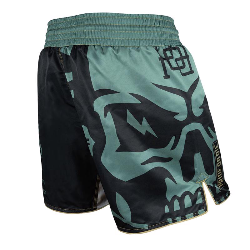 Pride Or Die no surrender MMA Shorts - Black